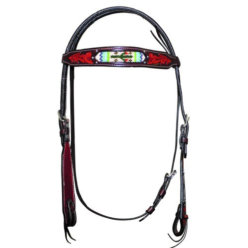 Fort Worth Cactus Beaded Bridle