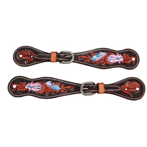 Fort Worth Pink Apache Spur Straps