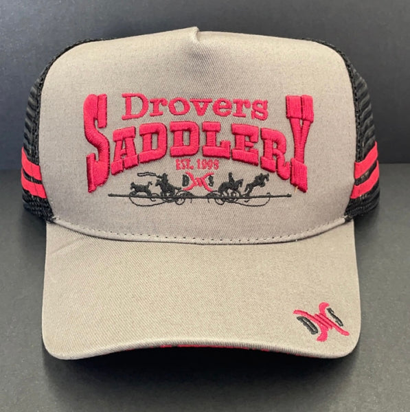 Drovers Saddlery Cap - Black/Grey