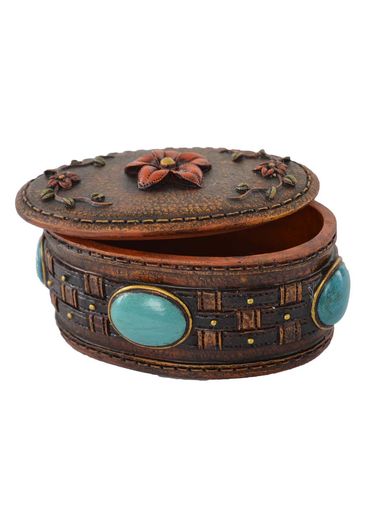 Pure Western Concho and Flower Jewellery Box