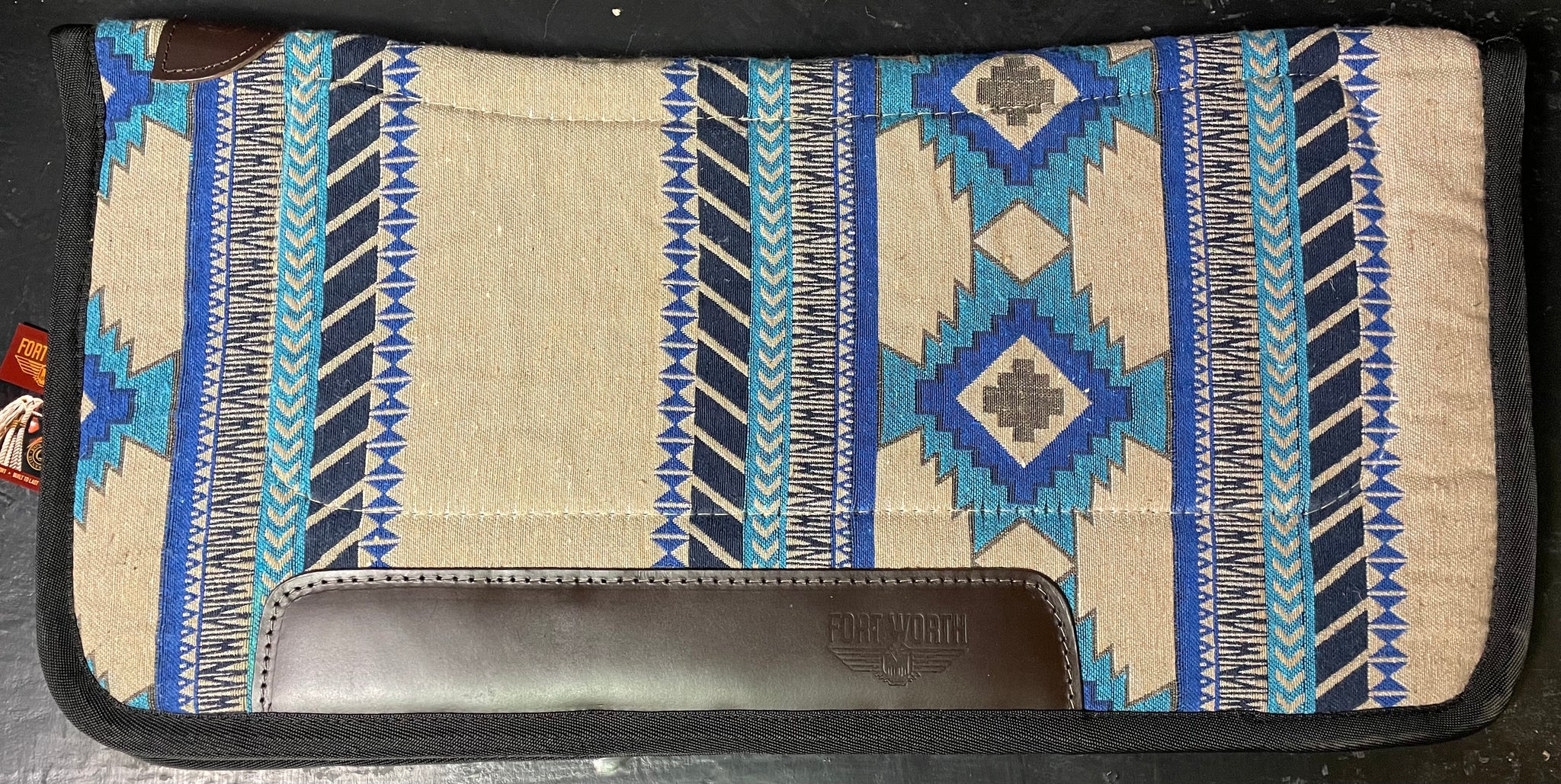 Fort Worth Contoured Saddle Pad - Turquoise