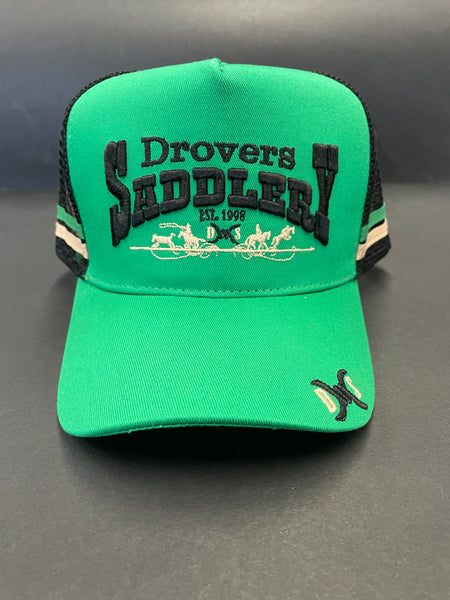 Drovers Saddlery Cap- Green