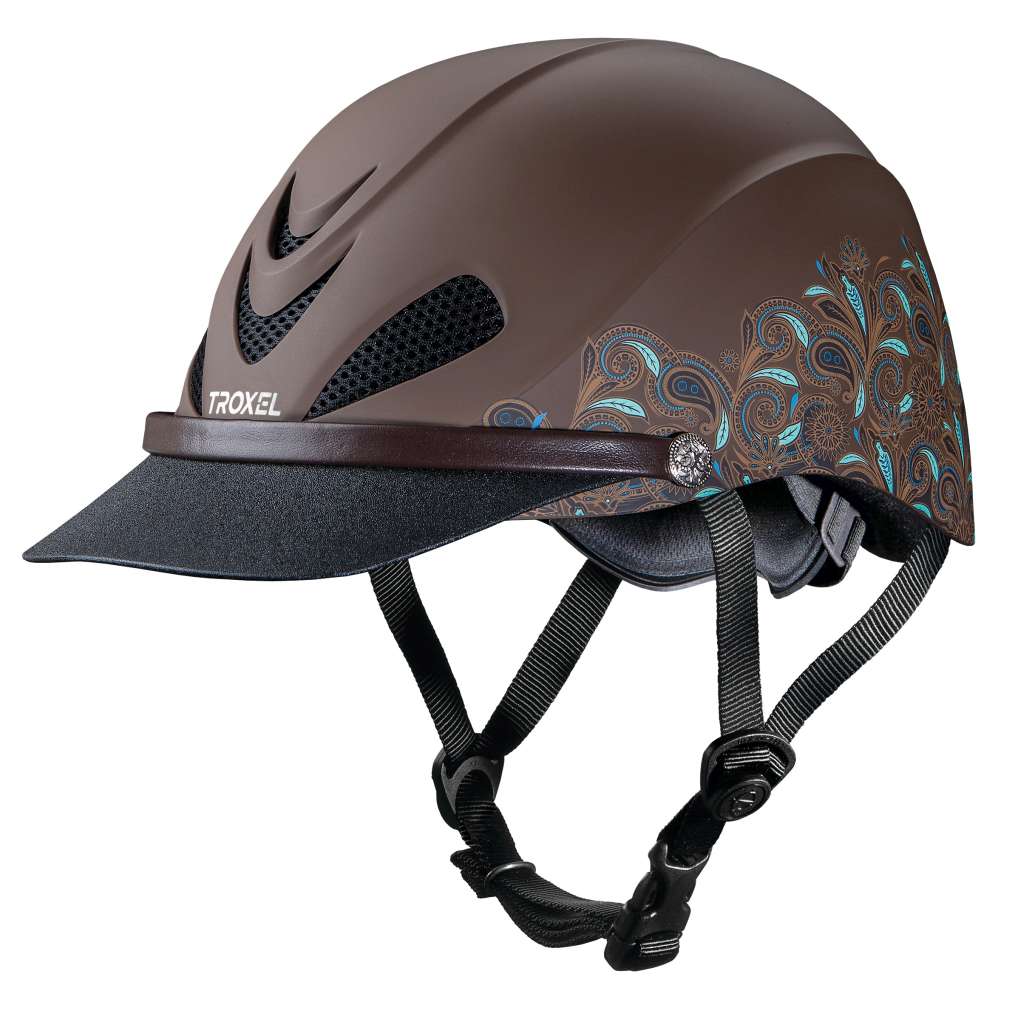 Troxel Helmet Dakota- Turquoise Paisley